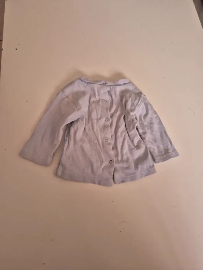 T-shirt à manches longues 1 mois - photo numéro 3