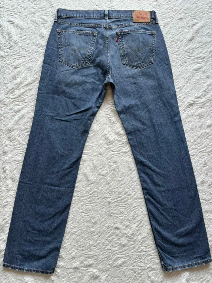 Jean Levi’s 559 Homme XL 46/48 W36 L36 bleu Relaxed straight droit Mexique 00s y2k grande taille - photo numéro 11
