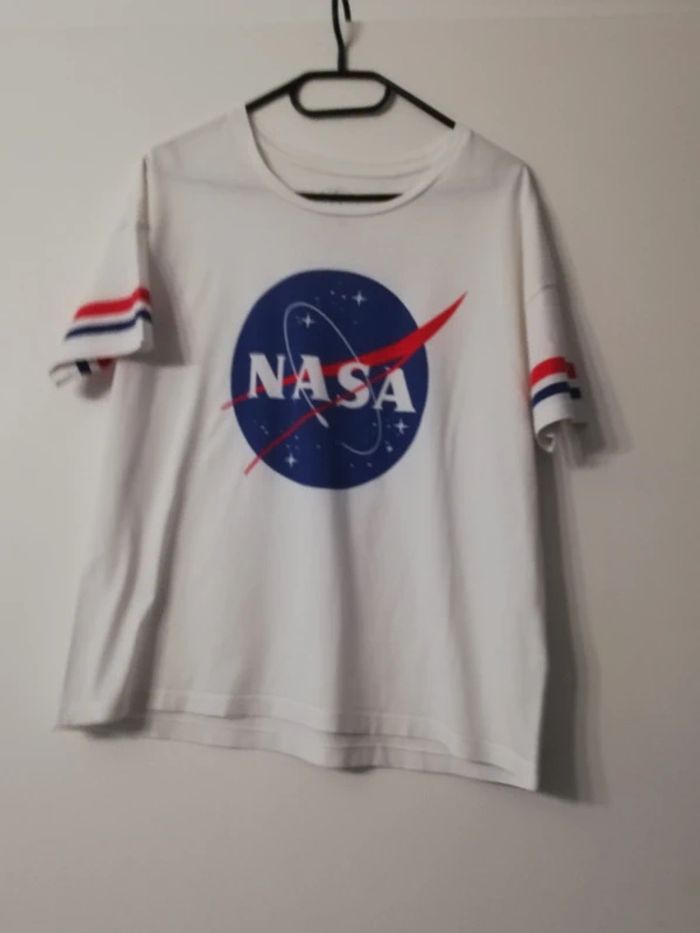 T-shirt NASA – Blanc – Femme – Taille M - photo numéro 1