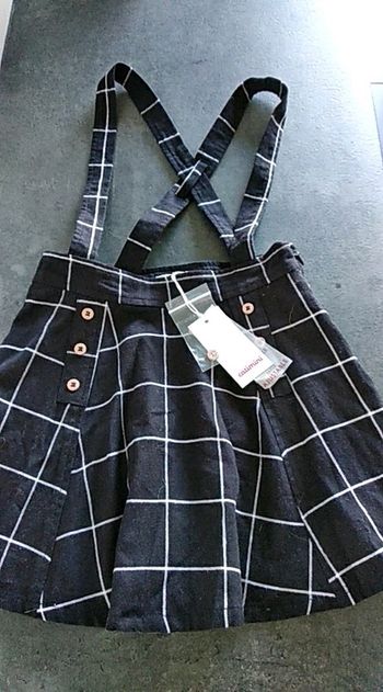 Jupe lainage à bretelles catimini