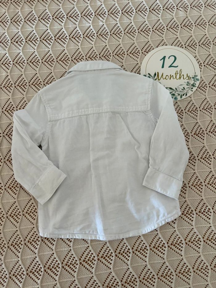 Chemise blanche 12 mois - photo numéro 2