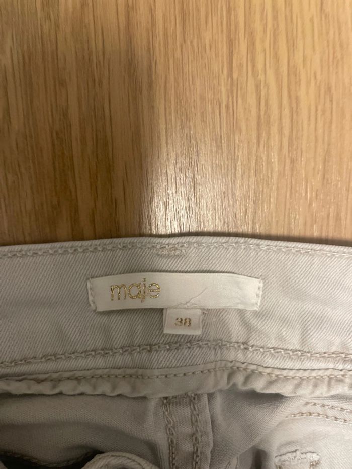 Jeans beige maje - photo numéro 2