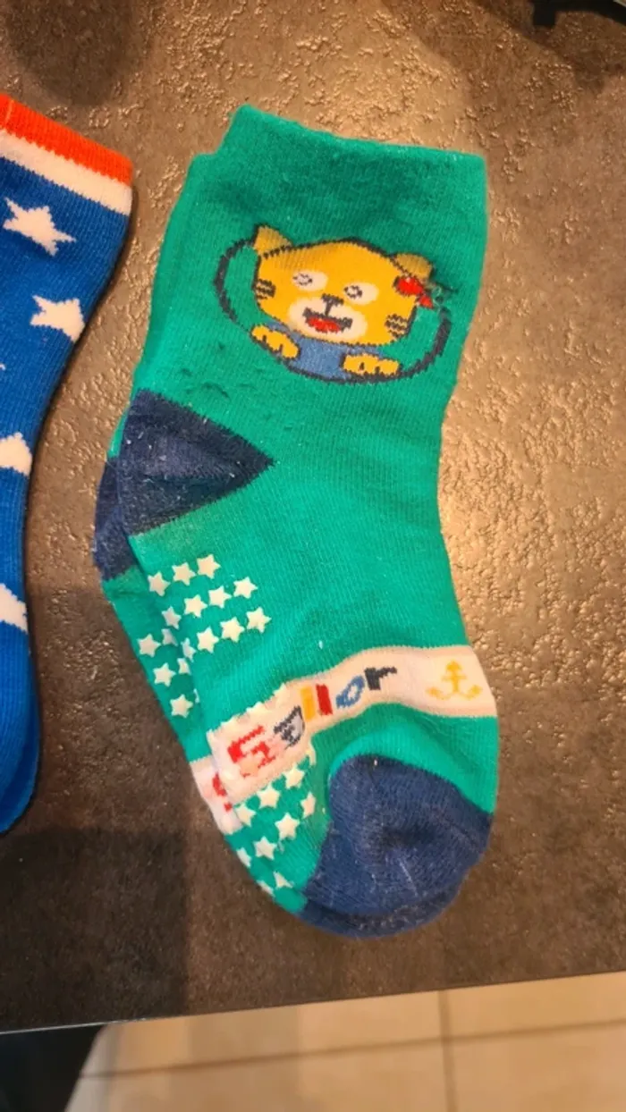 Chaussettes anti dérapantes x5 paires - photo numéro 2
