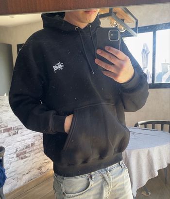 Pull à Capuche - Stussy - Noir et Blanc - Taille M