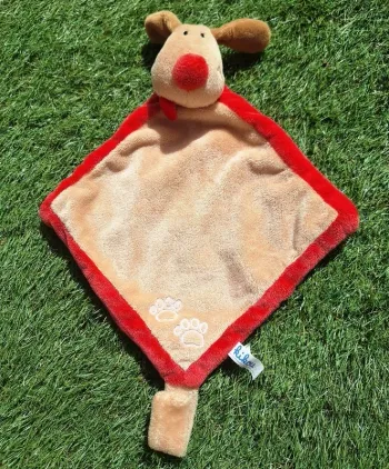 Doudou Chien attache-tétine / Kikou