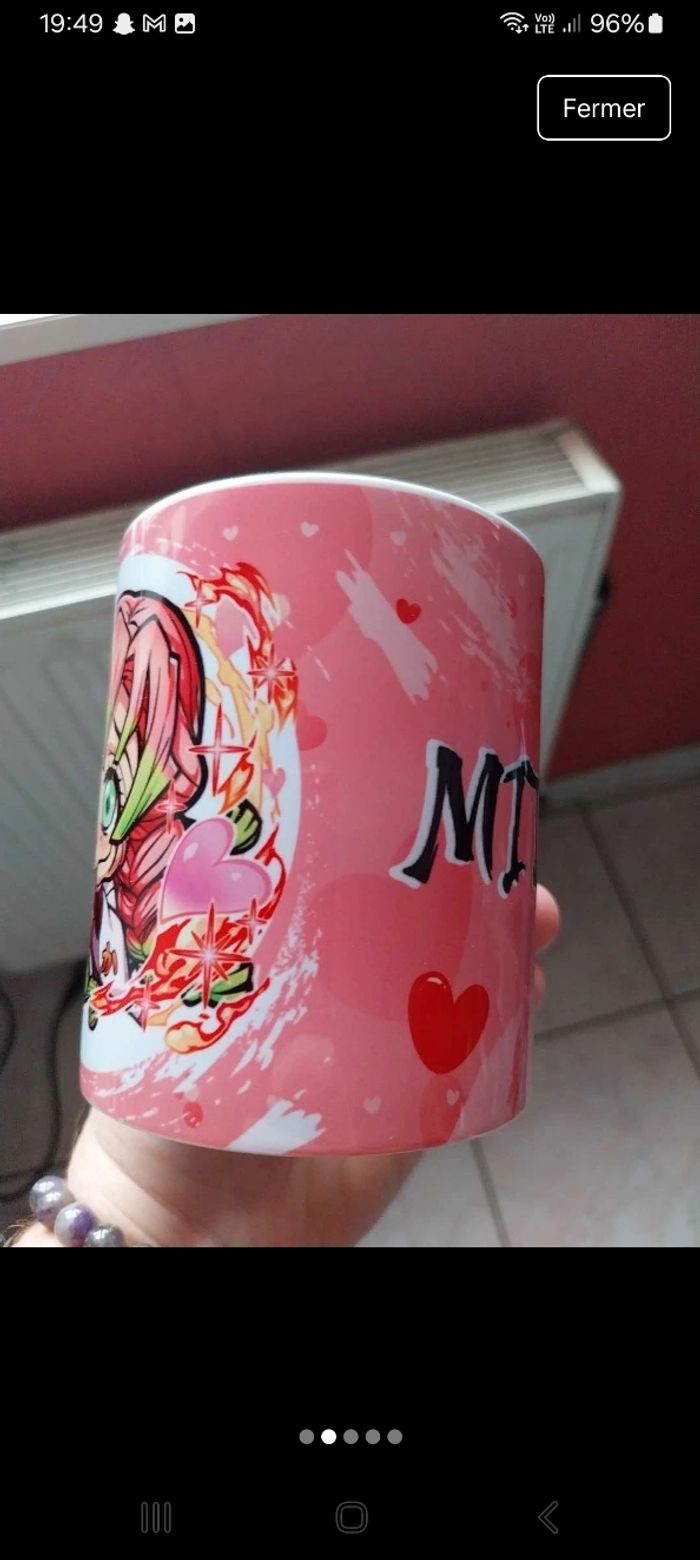 Mug Demon Slayer Mitsuri - photo numéro 3