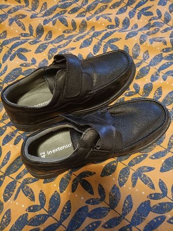 Chaussures de ville noir en cuir