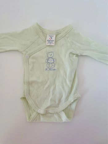 Body bébé, taille prématuré, 46 cm absorbe