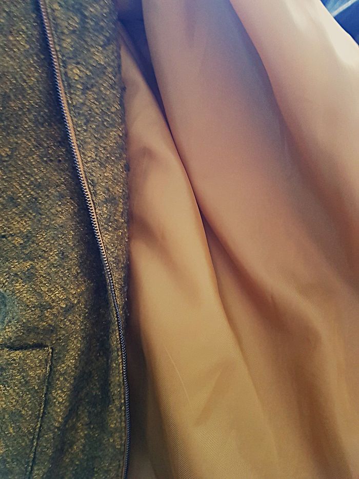 Manteau jaune chiné noir Grain de Malice Taille 44 - photo numéro 4