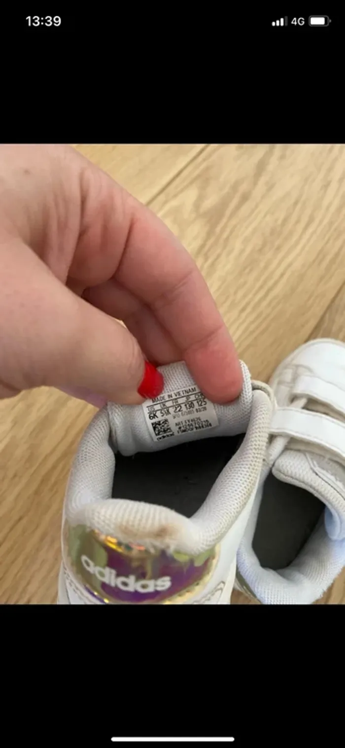Taille 22- baskets adidas Stan smith - photo numéro 4