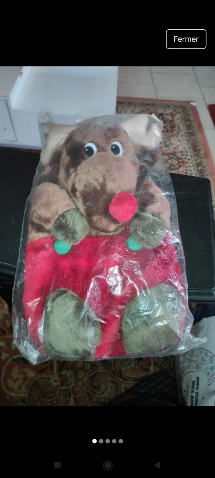 Très belle peluche bouillotte neuf j16
