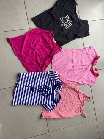 Lot tee shirt fille 5 ans du pareil au même