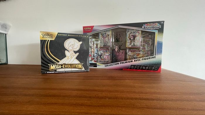 ETB mega Gardevoir + coffret evolution prismatique ( lire l’annonce )