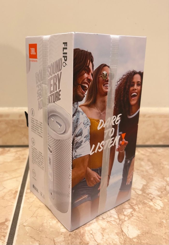 Enceinte Bluetooth JBL Flip 6 blanche – Neuve scellée – Garantie 2 ans - photo numéro 8