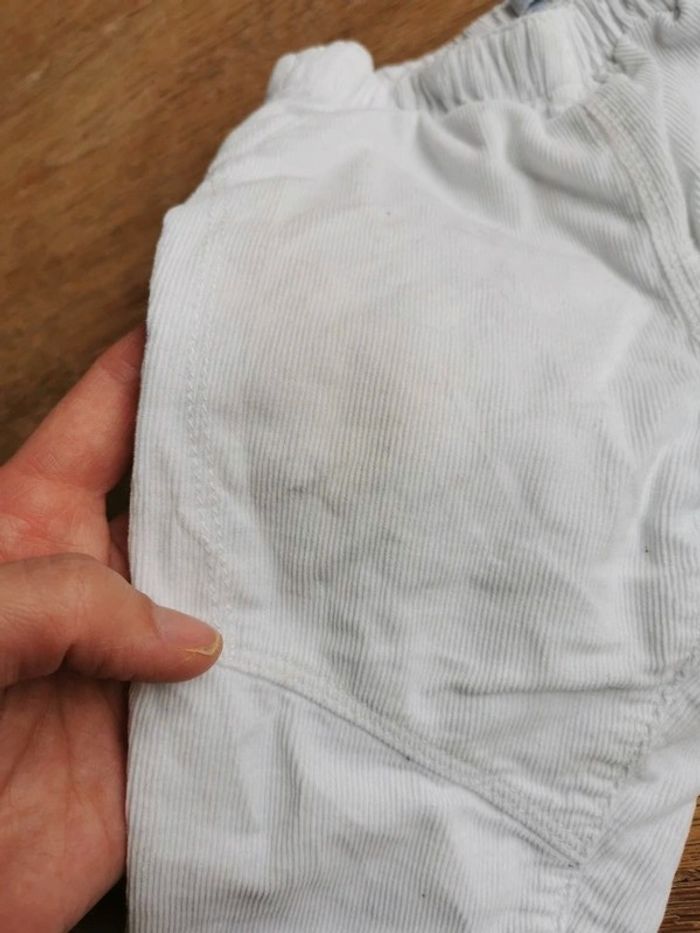 Pantalon blanc la Cie des petits 9mois - photo numéro 3