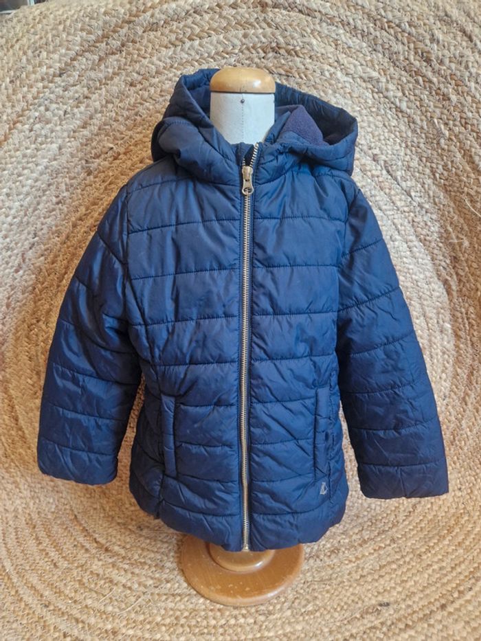 Jolie doudoune bleu marine fille petit bateau 6 ans - photo numéro 2