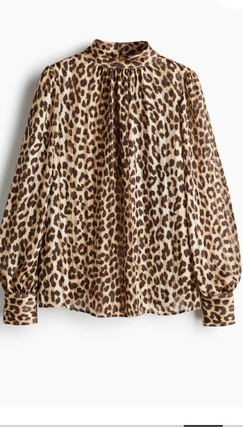 Blouse imprimée léopard H&M - Taille M