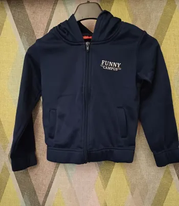 Sweat zippé à capuche Tissaia 6 ans