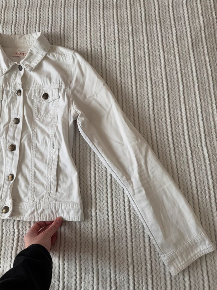 Veste en jean blanche / Taille 36 - photo numéro 7