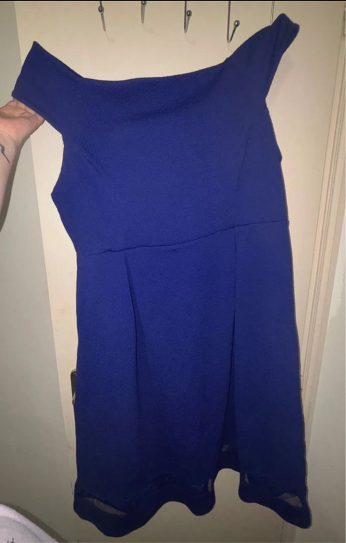 Robe bleu élégante