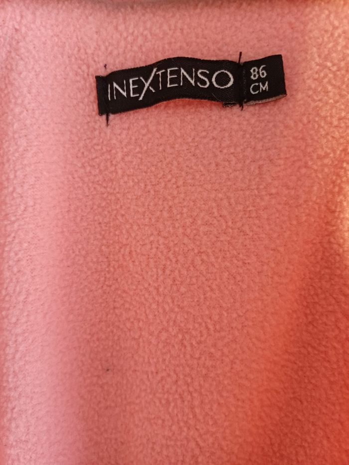 Doudoune doublée polaire bleue à fleurs - photo numéro 3