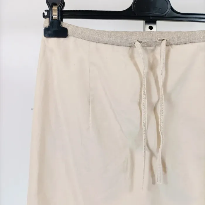 Jupe longue beige à cordon taille M estimée - Cimarron Folk Art A377 - photo numéro 3