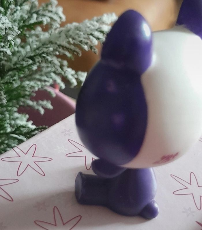 Figurine Littlest Pet Shop Panda blanc et violet - photo numéro 4