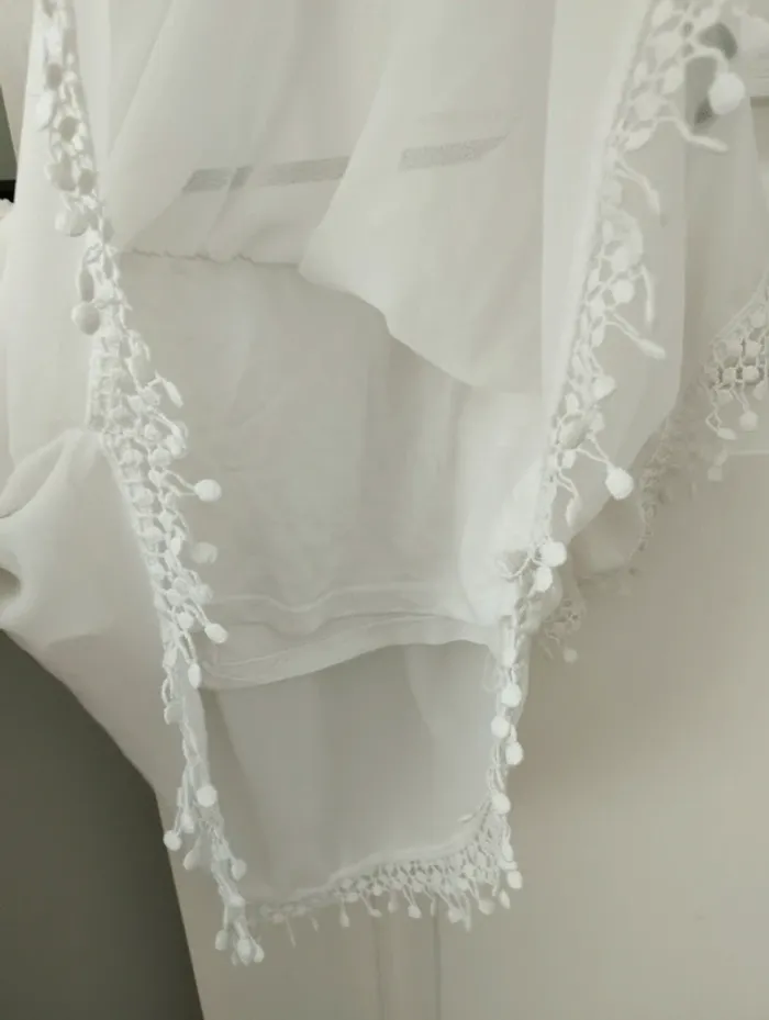 Crop top blanc S - photo numéro 4