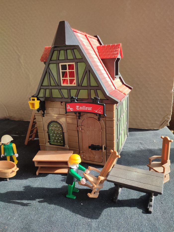 Playmobil 3440 maison médiévale tailleur - photo numéro 5