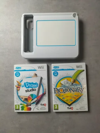 Pack Wii – Tablette uDraw + Jeux (uDraw Studio & Pictionary)