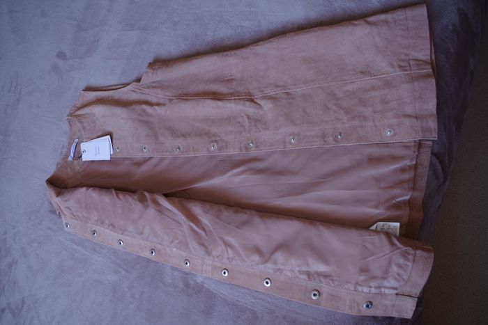 Mango - Robe en  cuir Suédé  - Taille 38 - photo numéro 7