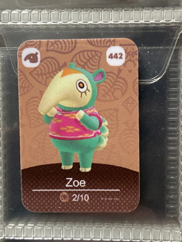 mini carte amiibo Zoe