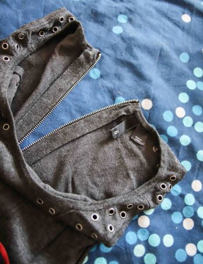 Petite robe grise, cotton H&M - photo numéro 3