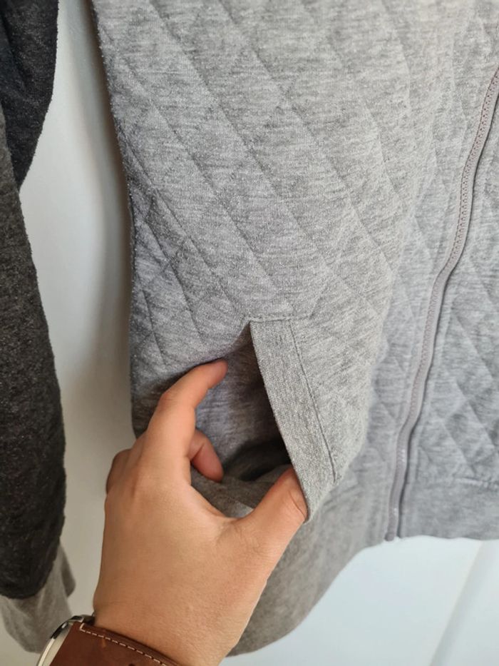 Veste gris clair/foncé taille 44/46 homme - photo numéro 2