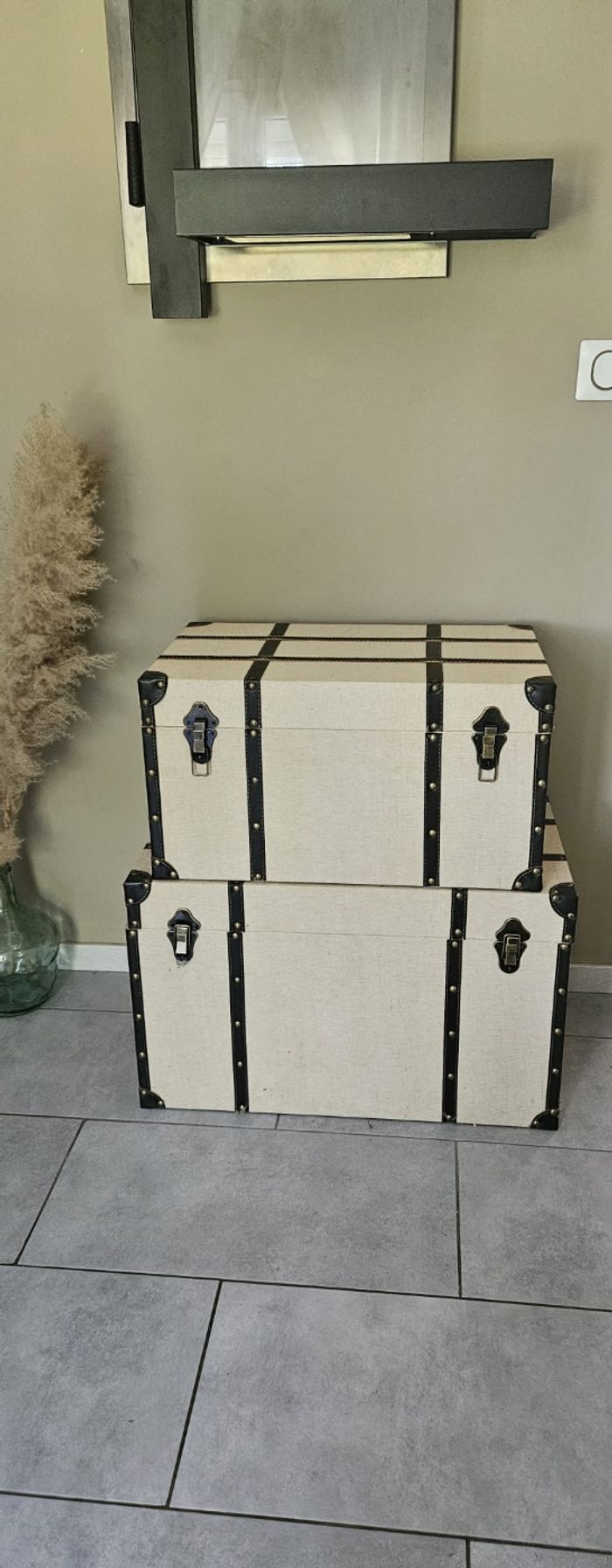 2 malles maisons du monde - photo numéro 2