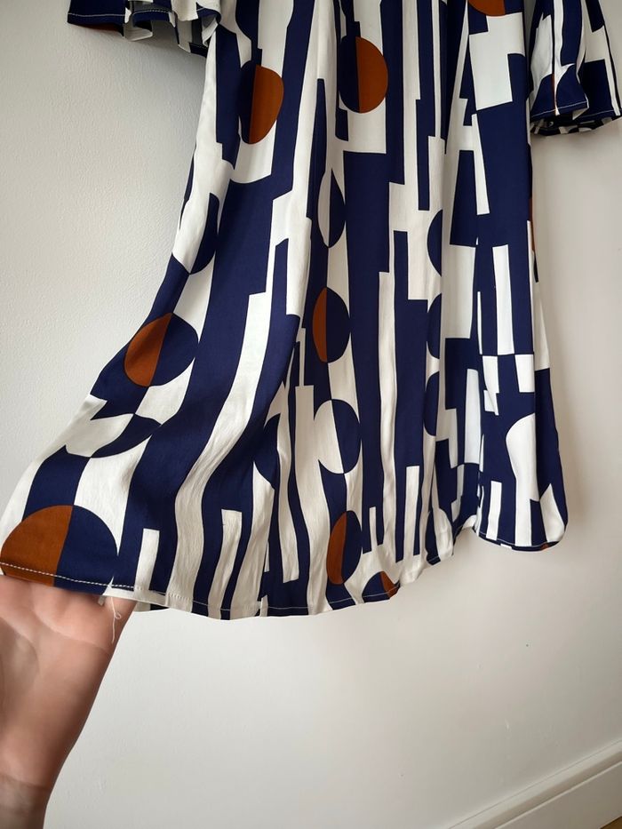 Robe midi imprimé géométrique - Dolorès Promesas - Taille 36 - photo numéro 5