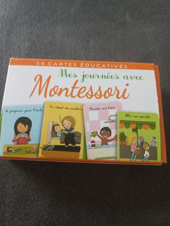 Cartes jeu mes journées avec montessori