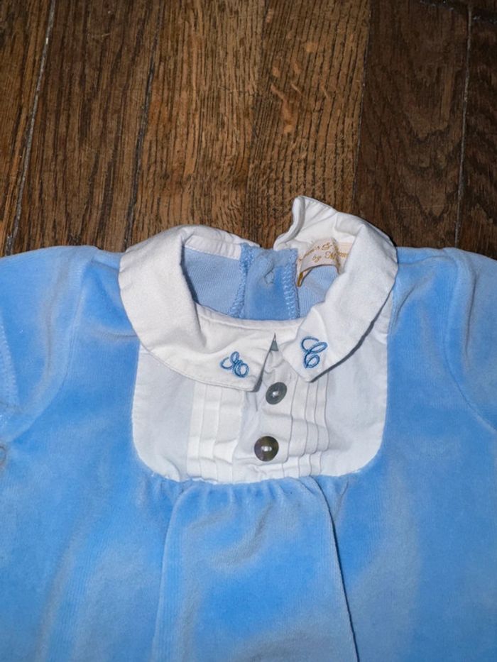 Barboteuse velour Ewan’s & comtesse 1 mois - photo numéro 2