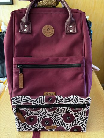 Sac cabaia bordeaux 