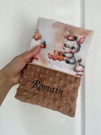 Protège carnet de nuage ânons 