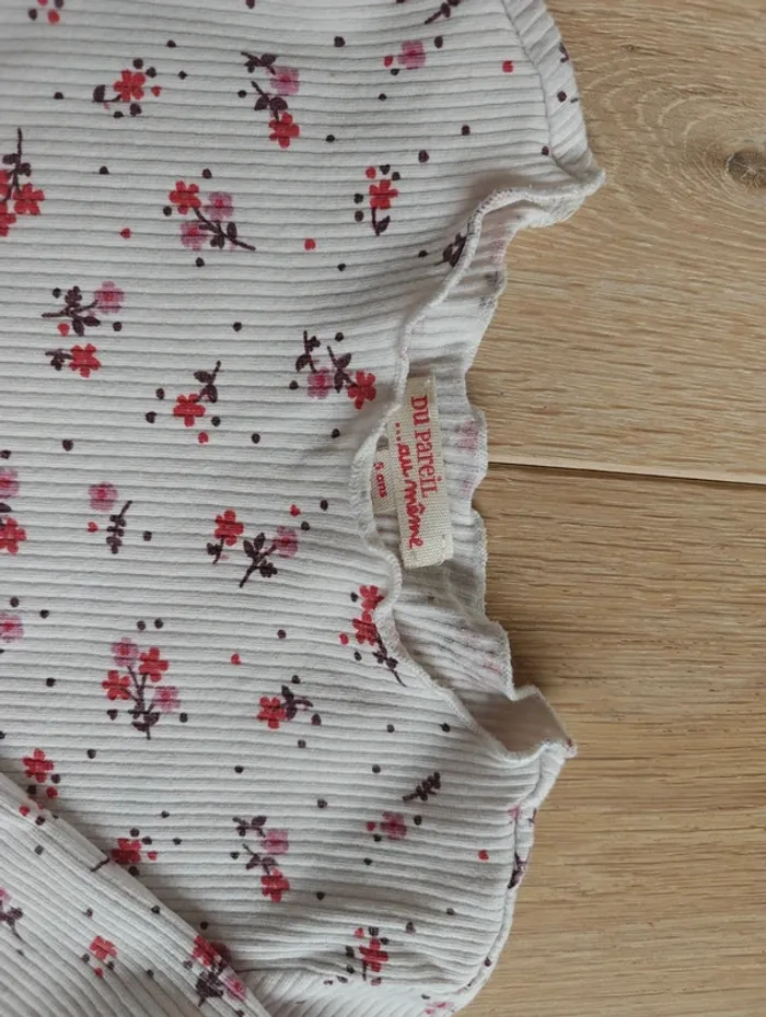 Tee shirt floral Du pareil au même - photo numéro 2