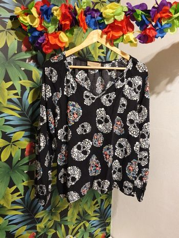Blouse têtes de mort
