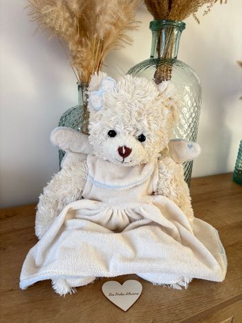 Grande peluche ours ange 50 cm
