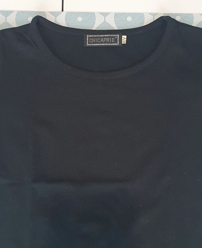 T-shirt noir - 6A - photo numéro 2