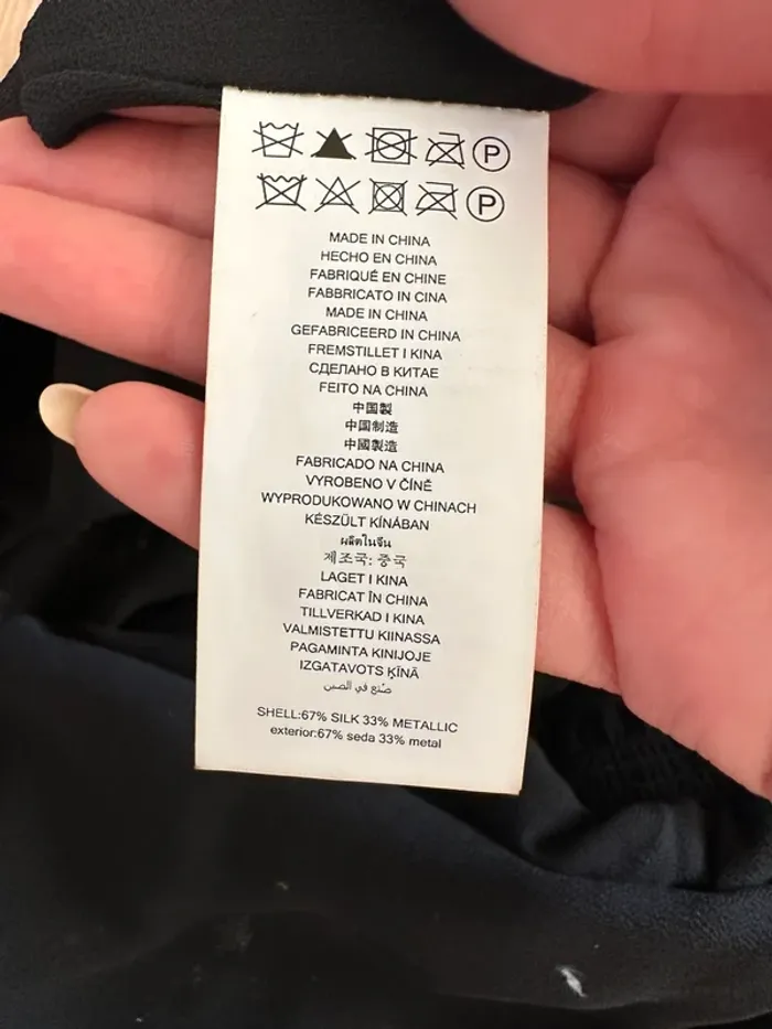 Robe Michael Kors noire dorée et argentée taille 36 - photo numéro 6