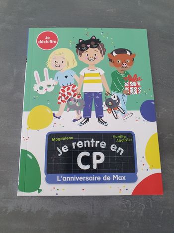 Livre Je rentre en CP L'anniversaire de Max