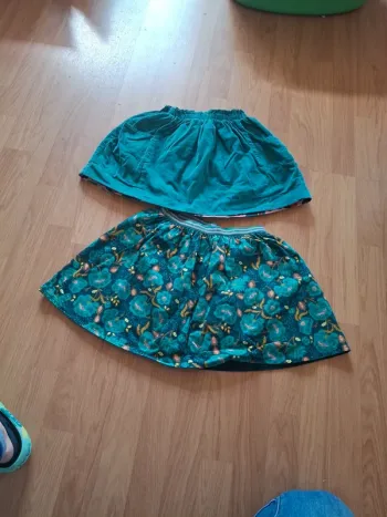 Lot de 2 jupes réversibles