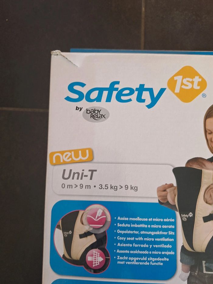 Porte-bébé utilisé une fois avec boîte Marque safety très bon état - photo numéro 3