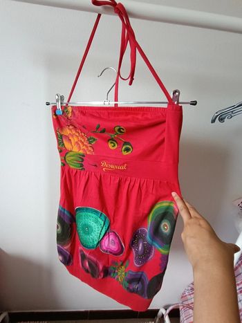 Robe courte rouge Desigual - taille M - neuve