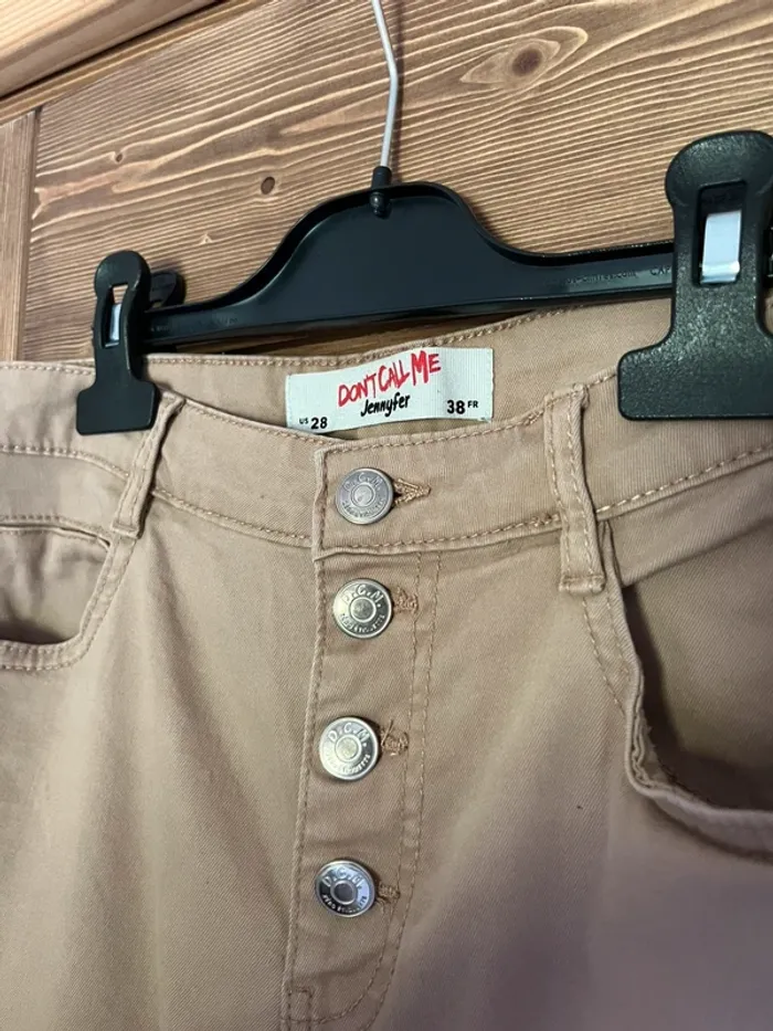 Pantalon cargo camel - photo numéro 4